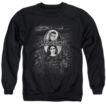 Labyrinth Maze Men's Crewneck Sweatshirt Men's Crewneck Sweatshirt Labyrinth   