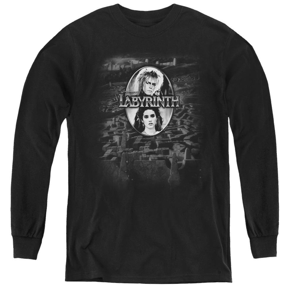Labyrinth Maze - Youth Long Sleeve T-Shirt Youth Long Sleeve T-Shirt Labyrinth   