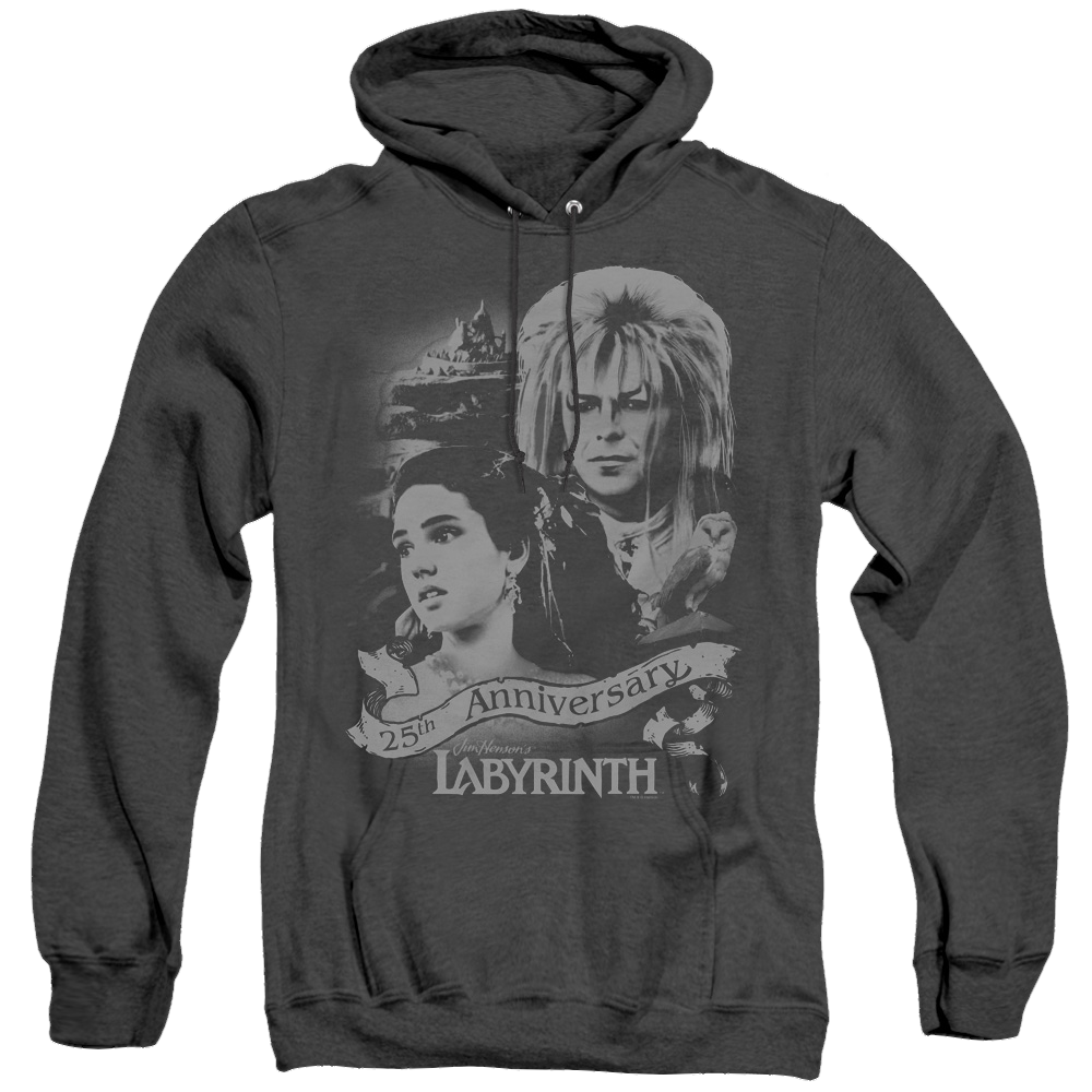 Labyrinth Anniversary - Heather Pullover Hoodie Heather Pullover Hoodie Labyrinth   