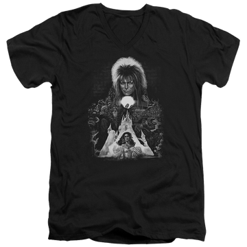 Labyrinth Castle Men's V-Neck T-Shirt Men's V-Neck T-Shirt Labyrinth   
