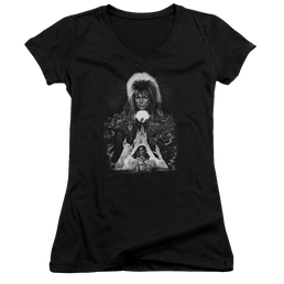 Labyrinth Castle Juniors V-Neck T-Shirt Juniors V-Neck T-Shirt Labyrinth   