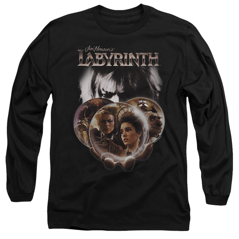 Labyrinth Globes Men's Long Sleeve T-Shirt Men's Long Sleeve T-Shirt Labyrinth   