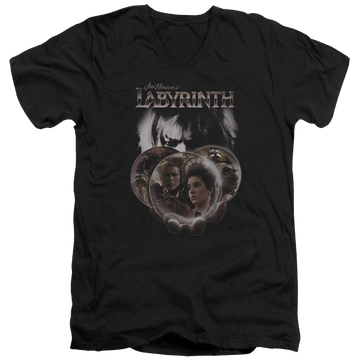 Labyrinth Globes Men's V-Neck T-Shirt Men's V-Neck T-Shirt Labyrinth   