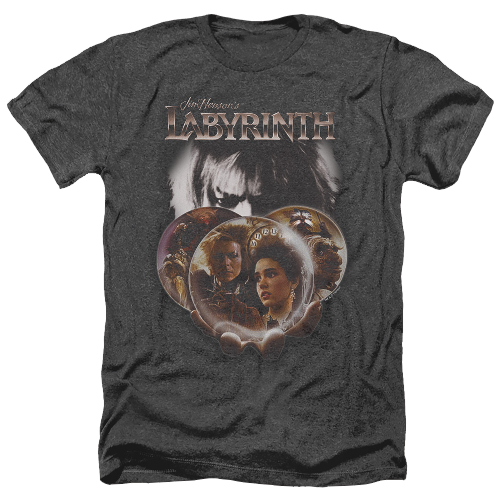 Labyrinth Globes Men's Heather T-Shirt Men's Heather T-Shirt Labyrinth   