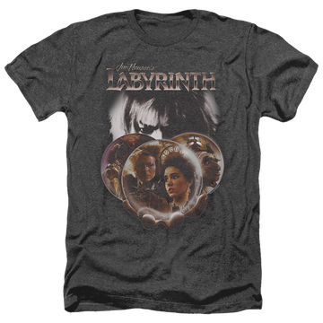 Labyrinth Globes Men's Heather T-Shirt Men's Heather T-Shirt Labyrinth   