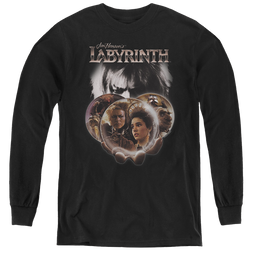 Labyrinth Globes - Youth Long Sleeve T-Shirt Youth Long Sleeve T-Shirt Labyrinth   