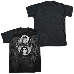 Labyrinth Maze Men's Black Back T-Shirt Men's Black Back T-Shirt Labyrinth   