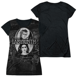 Labyrinth Maze Juniors Black Back T-Shirt Juniors Black Back T-Shirt Labyrinth   