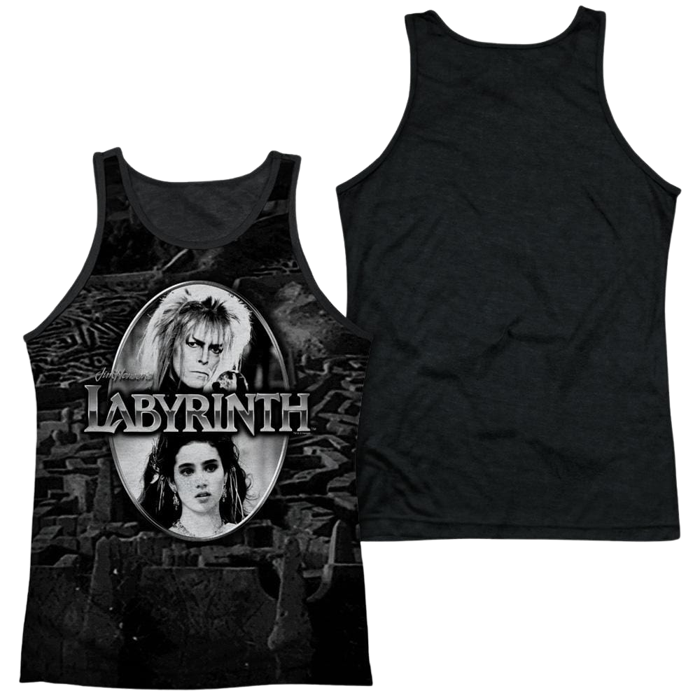 Labyrinth Maze Men's Black Back Tank Men's Black Back Tank Labyrinth   