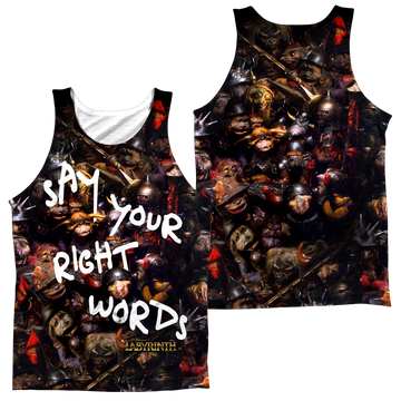 Labyrinth Right Words Men's All Over Print Tank Men's All Over Print Tank Labyrinth   