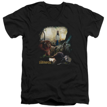 Labyrinth Sarah & Ludo Men's V-Neck T-Shirt Men's V-Neck T-Shirt Labyrinth   