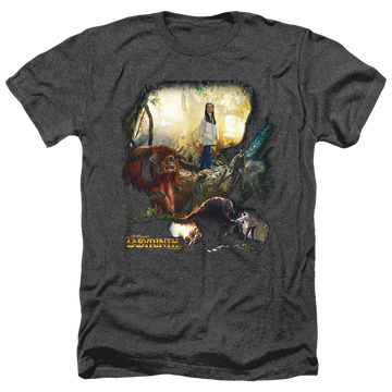 Labyrinth Sarah & Ludo Men's Heather T-Shirt Men's Heather T-Shirt Labyrinth   