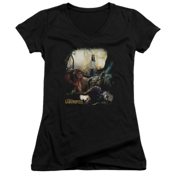 Labyrinth Sarah & Ludo Juniors V-Neck T-Shirt Juniors V-Neck T-Shirt Labyrinth   