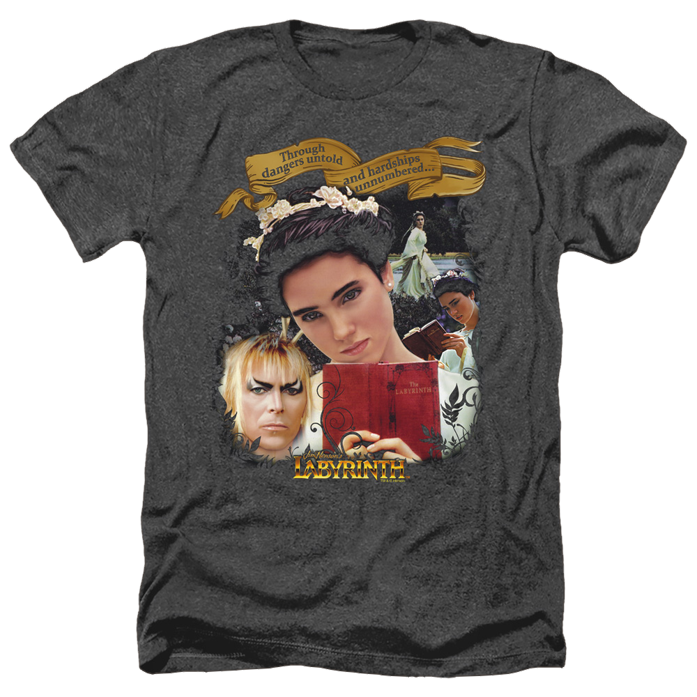 Labyrinth Dangers Untold Men's Heather T-Shirt Men's Heather T-Shirt Labyrinth   