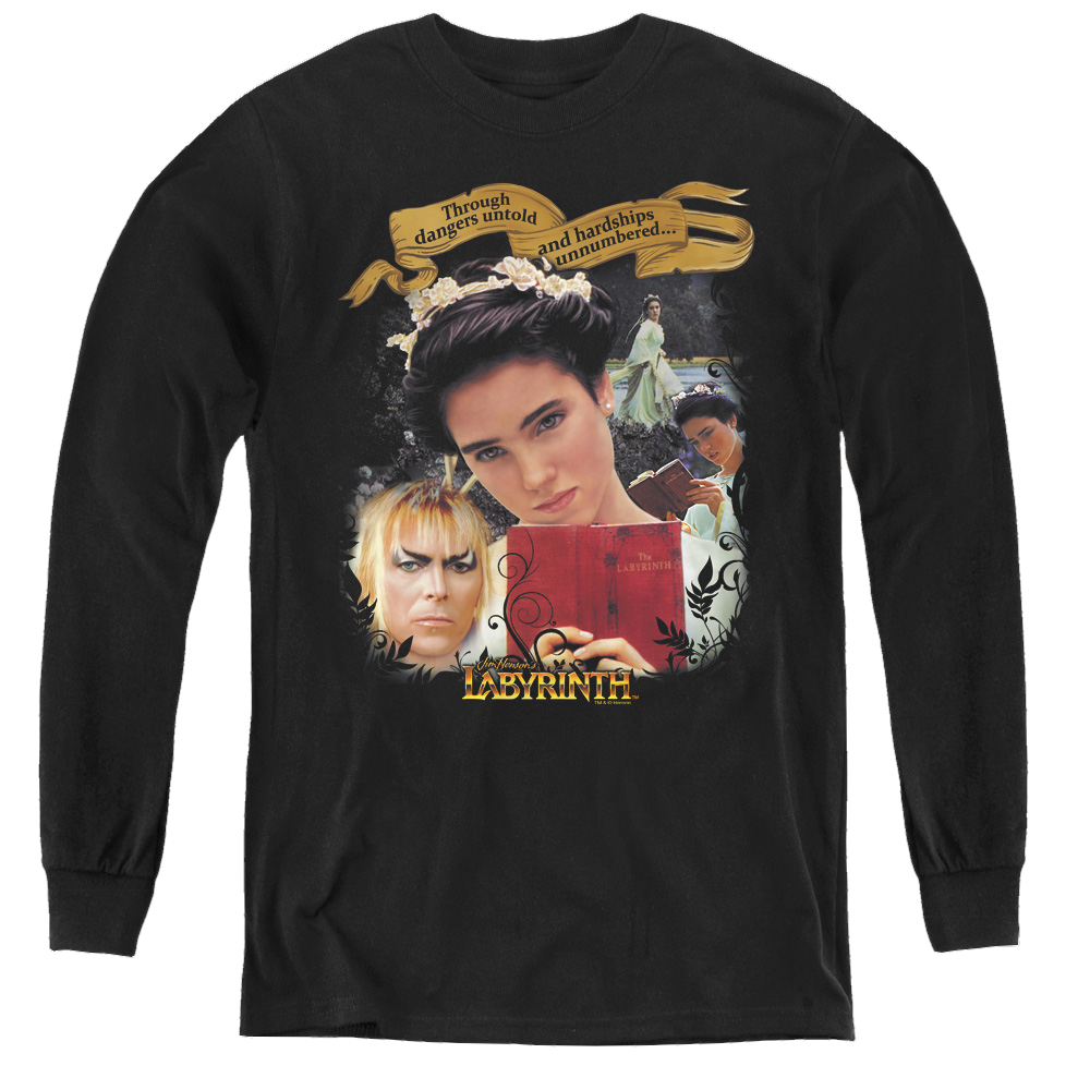 Labyrinth Dangers Untold - Youth Long Sleeve T-Shirt Youth Long Sleeve T-Shirt Labyrinth   