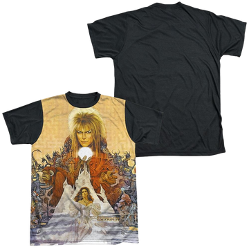 Labyrinth Cover Art Men's Black Back T-Shirt Men's Black Back T-Shirt Labyrinth   