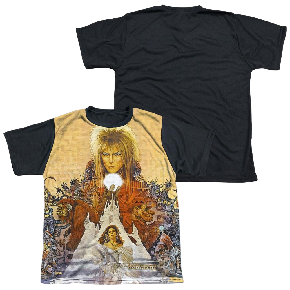 Labyrinth Cover Art Youth Black Back T-Shirt (Ages 8-12) Youth Black Back T-Shirt (Ages 8-12) Labyrinth   