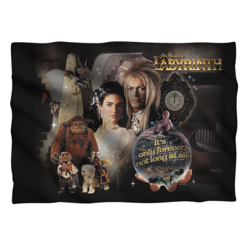 Labyrinth Only Forever pillow case