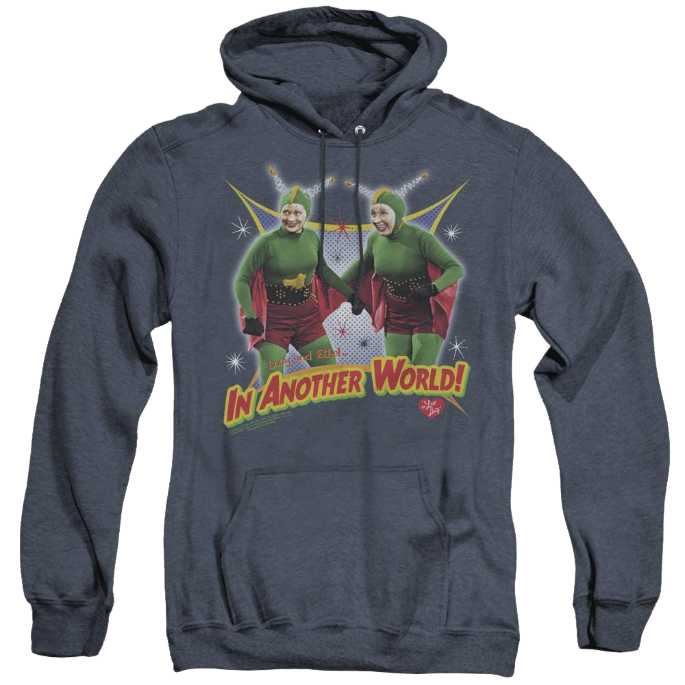 I Love Lucy In Another World - Heather Pullover Hoodie Heather Pullover Hoodie I Love Lucy   