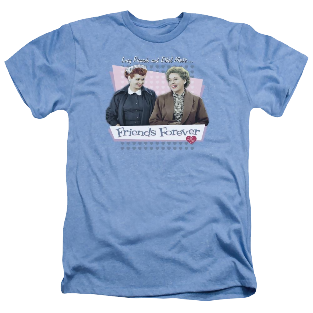 I Love Lucy Friends Forever Men's Heather T-Shirt Men's Heather T-Shirt I Love Lucy   