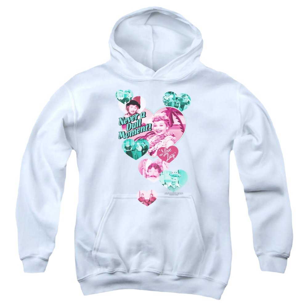 I Love Lucy Never A Dull Moment Youth Hoodie (Ages 8-12) Youth Hoodie (Ages 8-12) I Love Lucy   