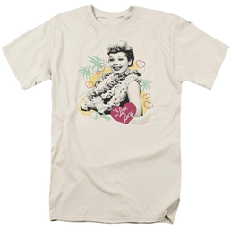 I Love Lucy Luau Graphic Men's Regular Fit T-Shirt Men's Regular Fit T-Shirt I Love Lucy   