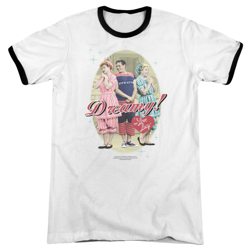 I Love Lucy Dreamy! Men's Ringer T-Shirt Men's Ringer T-Shirt I Love Lucy   