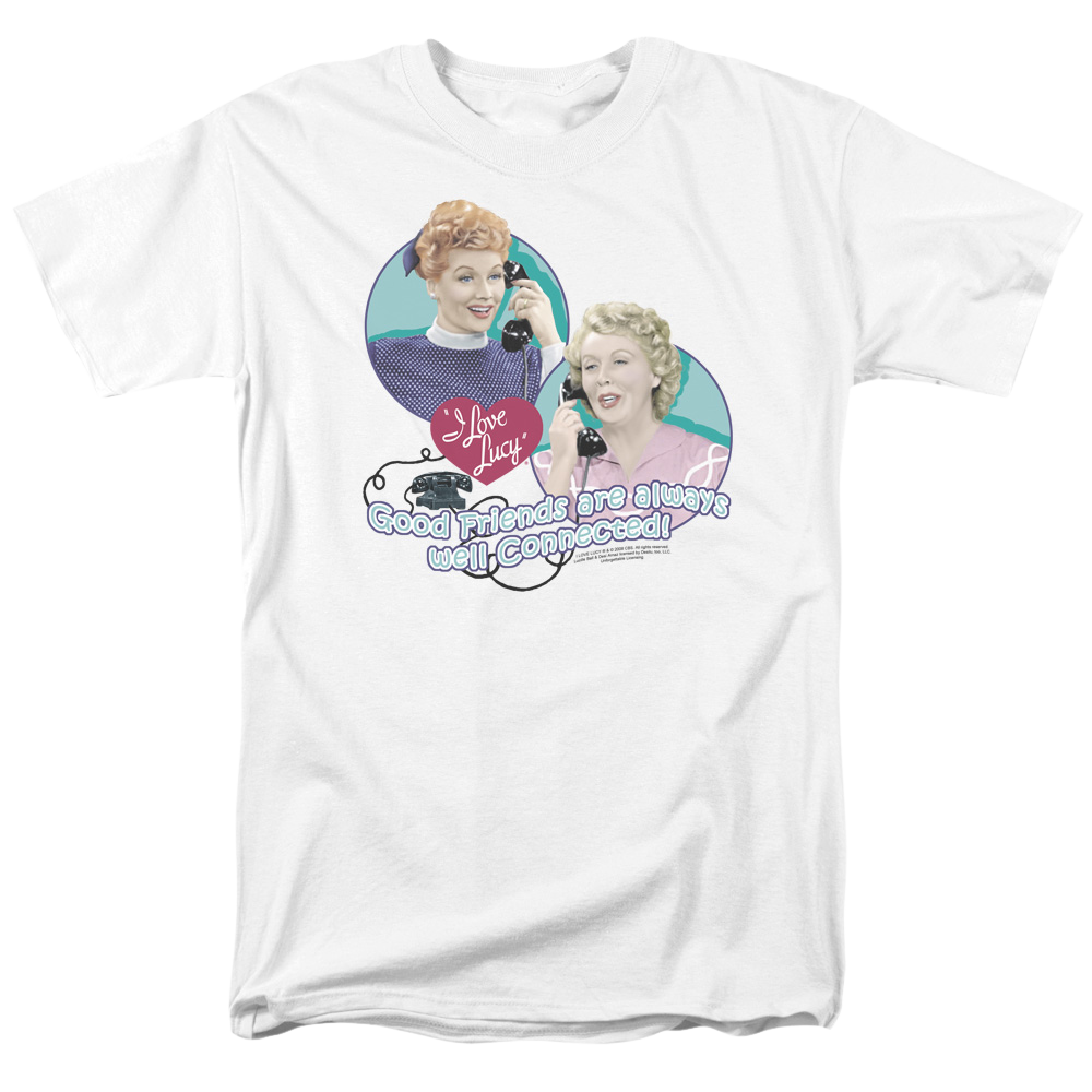 I Love Lucy Always Connected Men's Regular Fit T-Shirt Men's Regular Fit T-Shirt I Love Lucy   