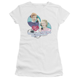 I Love Lucy Always Connected Juniors T-Shirt Juniors T-Shirt I Love Lucy   