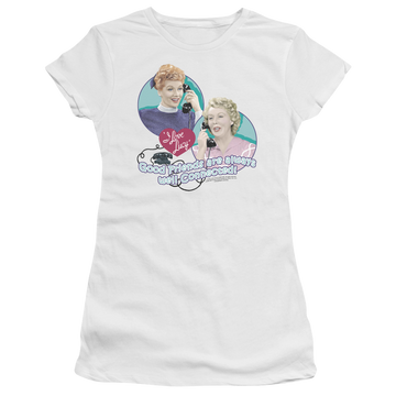 I Love Lucy Always Connected Juniors T-Shirt Juniors T-Shirt I Love Lucy   