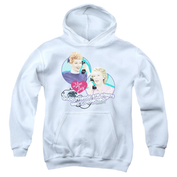 I Love Lucy Always Connected Youth Hoodie (Ages 8-12) Youth Hoodie (Ages 8-12) I Love Lucy   