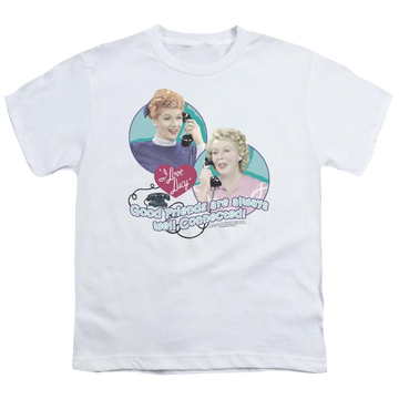 I Love Lucy Always Connected Youth T-Shirt (Ages 8-12) Youth T-Shirt (Ages 8-12) I Love Lucy   