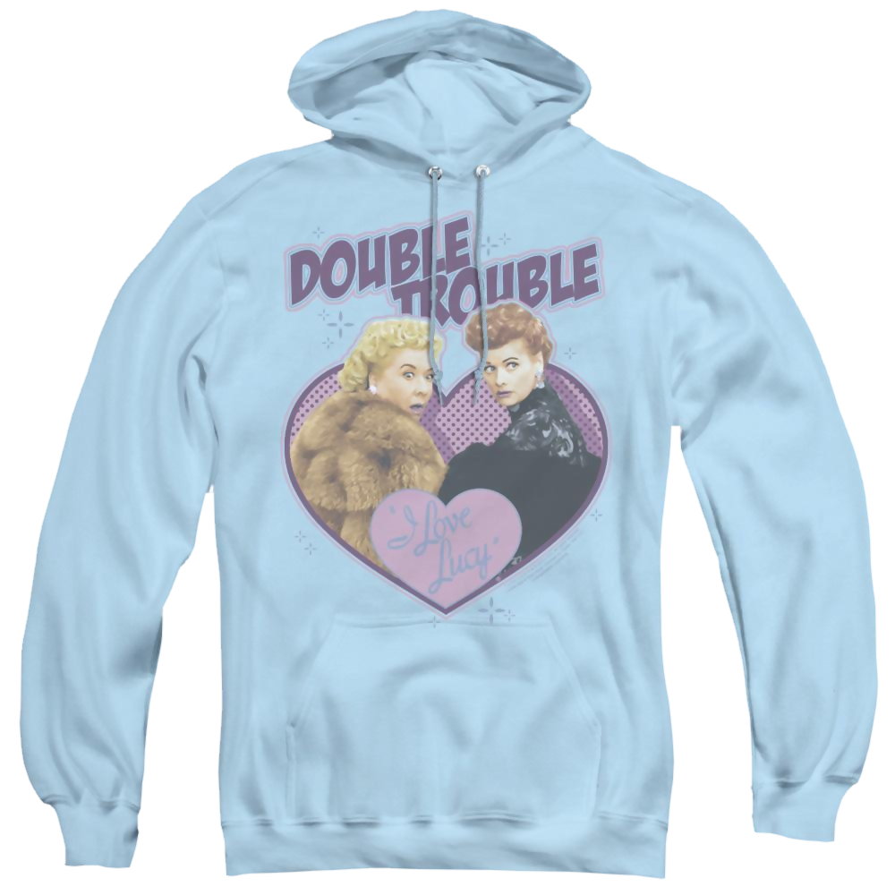 I Love Lucy Double Trouble - Pullover Hoodie Pullover Hoodie I Love Lucy   