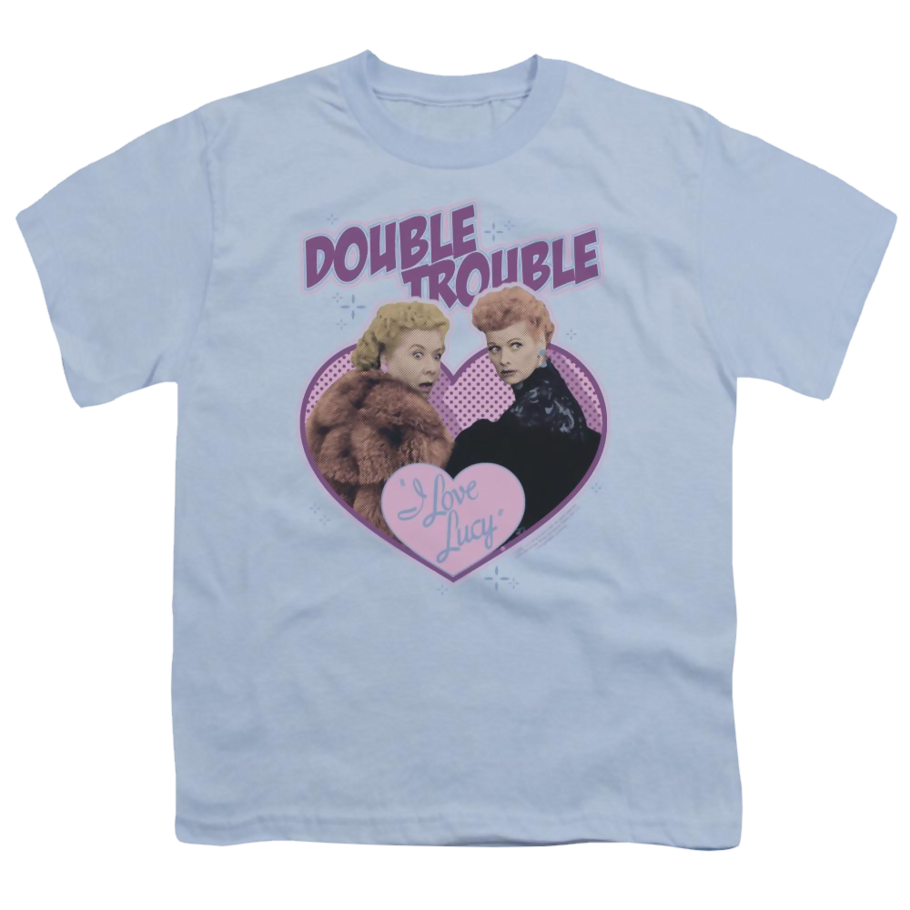 I Love Lucy Double Trouble Youth T-Shirt (Ages 8-12) Youth T-Shirt (Ages 8-12) I Love Lucy   