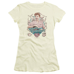 I Love Lucy Whats Cookin Juniors T-Shirt Juniors T-Shirt I Love Lucy   