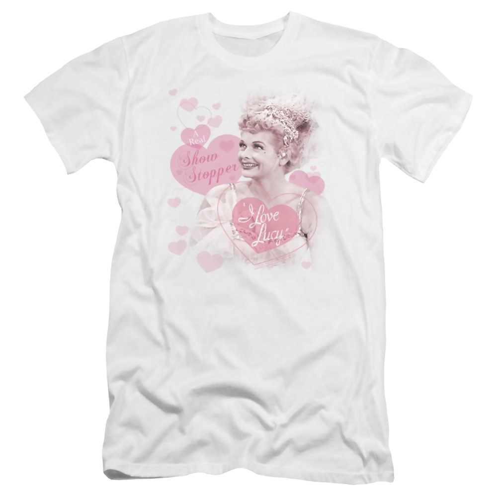 I Love Lucy Show Stopper Men's Premium Slim Fit T-Shirt Men's Premium Slim Fit T-Shirt I Love Lucy   
