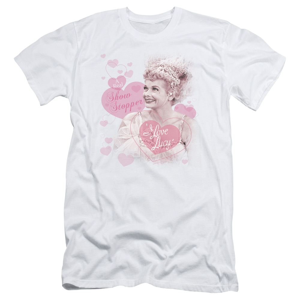 I Love Lucy Show Stopper Men's Slim Fit T-Shirt Men's Slim Fit T-Shirt I Love Lucy   