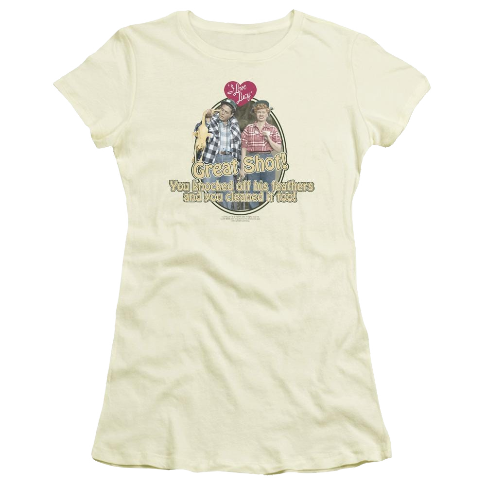 I Love Lucy Great Shot Juniors T-Shirt Juniors T-Shirt I Love Lucy   