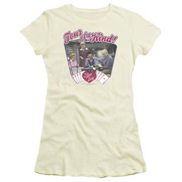 I Love Lucy Four Of A Kind Juniors T-Shirt Juniors T-Shirt I Love Lucy   