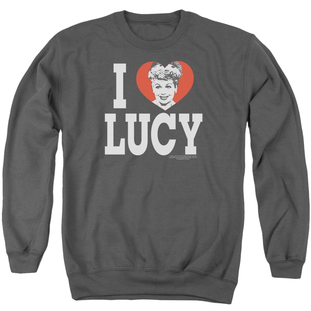 I Love Lucy I Love Lucy Men's Crewneck Sweatshirt Men's Crewneck Sweatshirt I Love Lucy   