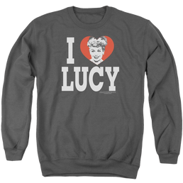 I Love Lucy I Love Lucy Men's Crewneck Sweatshirt Men's Crewneck Sweatshirt I Love Lucy   