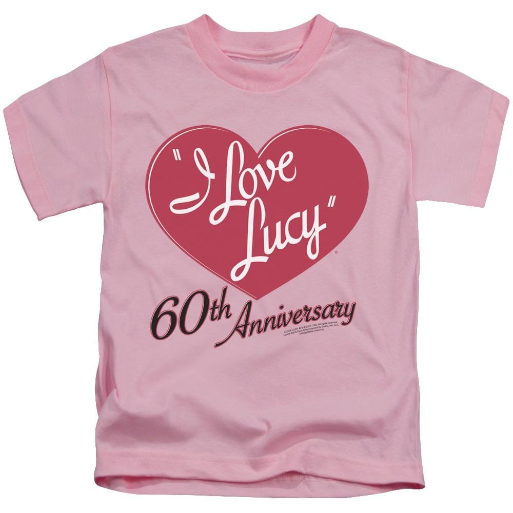I Love Lucy 60th Anniversary Kid's T-Shirt (Ages 4-7) Kid's T-Shirt (Ages 4-7) I Love Lucy Kid's T-Shirt (Ages 4-7) 4 Pink