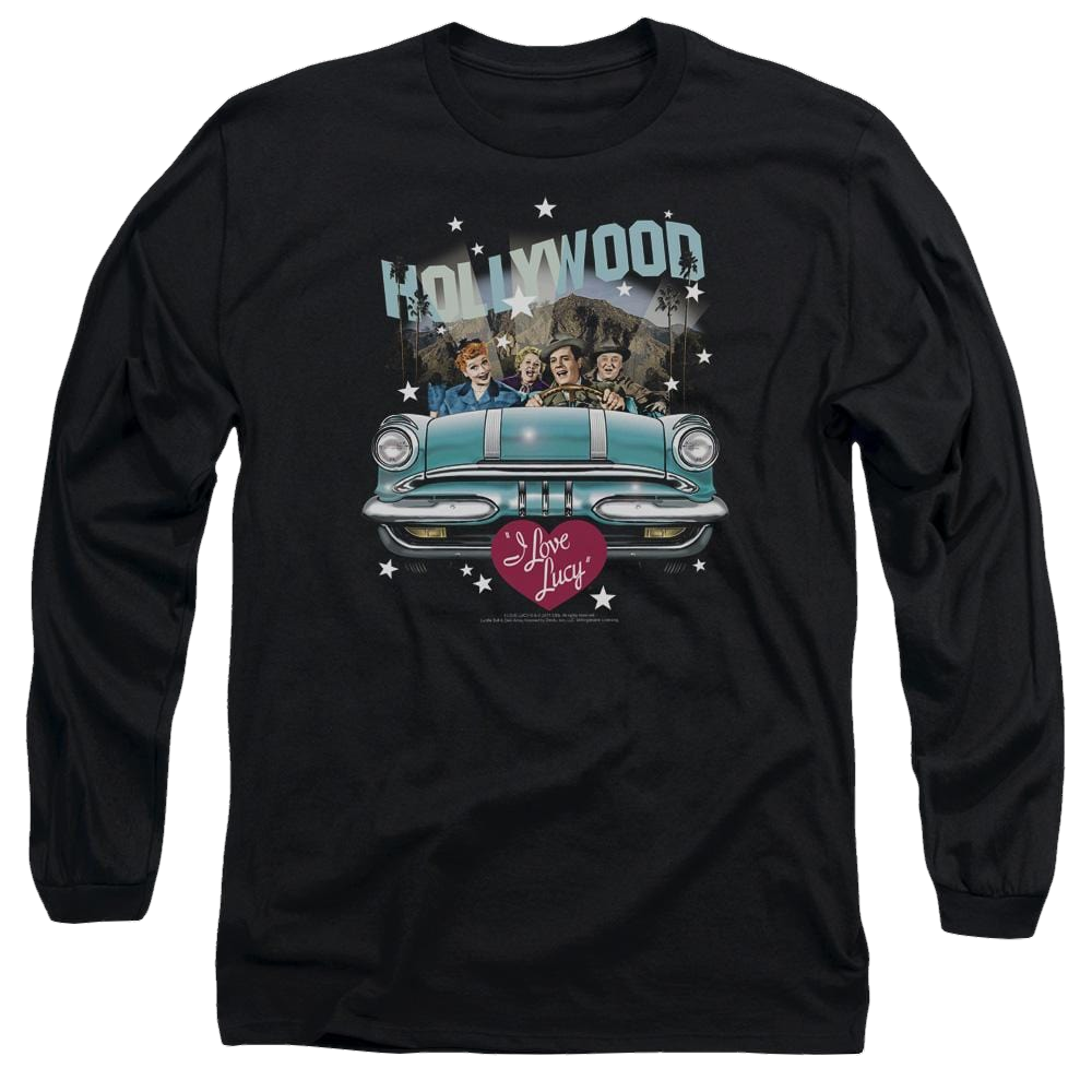 I Love Lucy Hollywood Road Trip Men's Long Sleeve T-Shirt Men's Long Sleeve T-Shirt I Love Lucy   