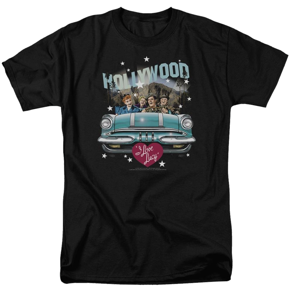 I Love Lucy Hollywood Road Trip Men's Regular Fit T-Shirt Men's Regular Fit T-Shirt I Love Lucy   
