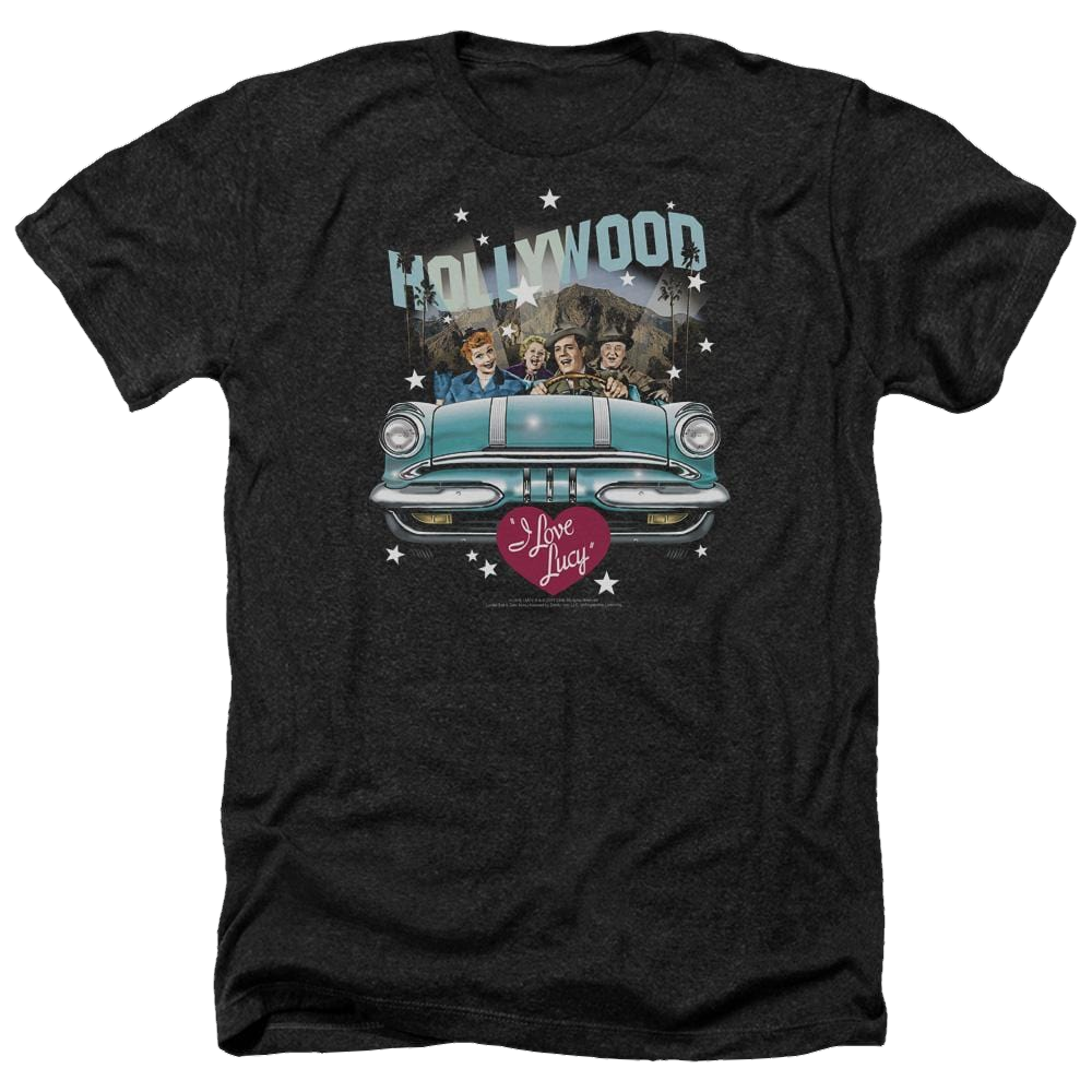 I Love Lucy Hollywood Road Trip Men's Heather T-Shirt Men's Heather T-Shirt I Love Lucy   