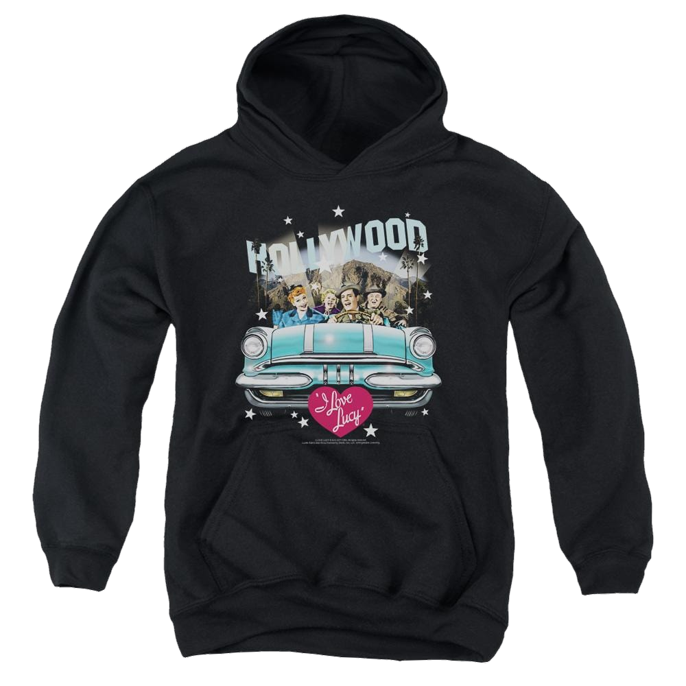 I Love Lucy Hollywood Road Trip Youth Hoodie (Ages 8-12) Youth Hoodie (Ages 8-12) I Love Lucy   