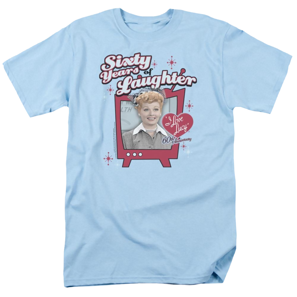 I Love Lucy 60 Years Of Laughter - Men's Regular Fit T-Shirt Men's Regular Fit T-Shirt I Love Lucy   