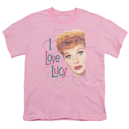 I Love Lucy Open Hearts - Youth T-Shirt Youth T-Shirt (Ages 8-12) I Love Lucy   
