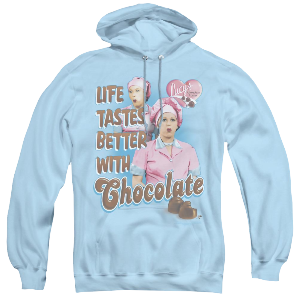 I Love Lucy Better With Chocolate - Pullover Hoodie Pullover Hoodie I Love Lucy   