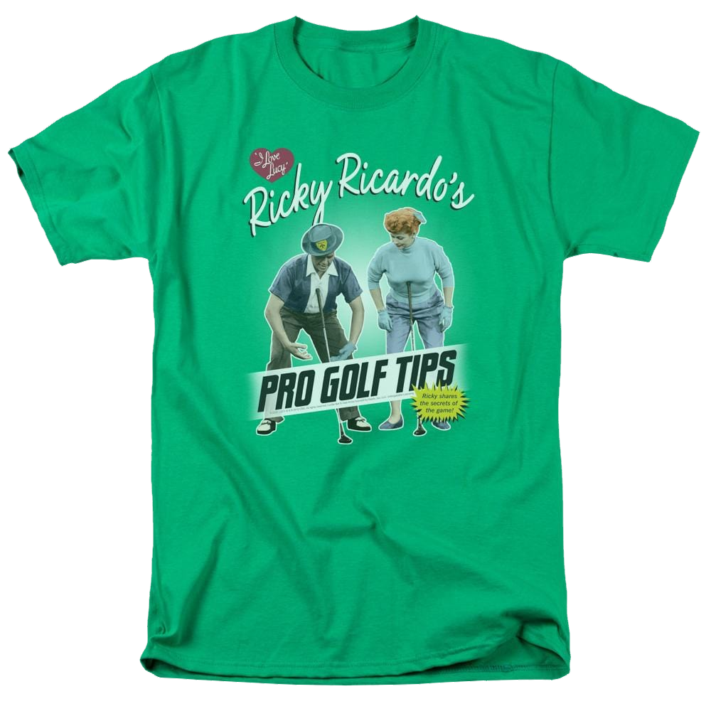 I Love Lucy Pro Golf Tips Men's Regular Fit T-Shirt Men's Regular Fit T-Shirt I Love Lucy   